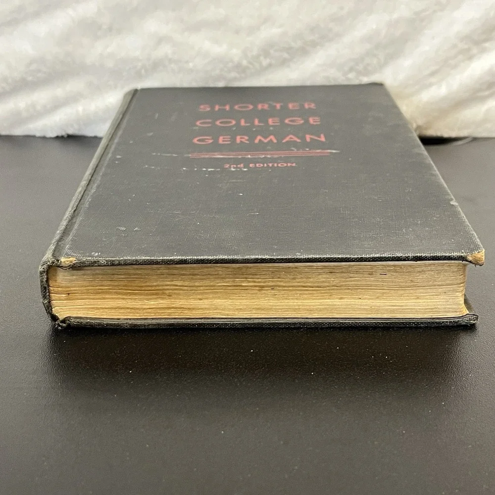 Shorter College German Hardcover Book 1949 Marshall Blakemore Evans Ohio St Univ